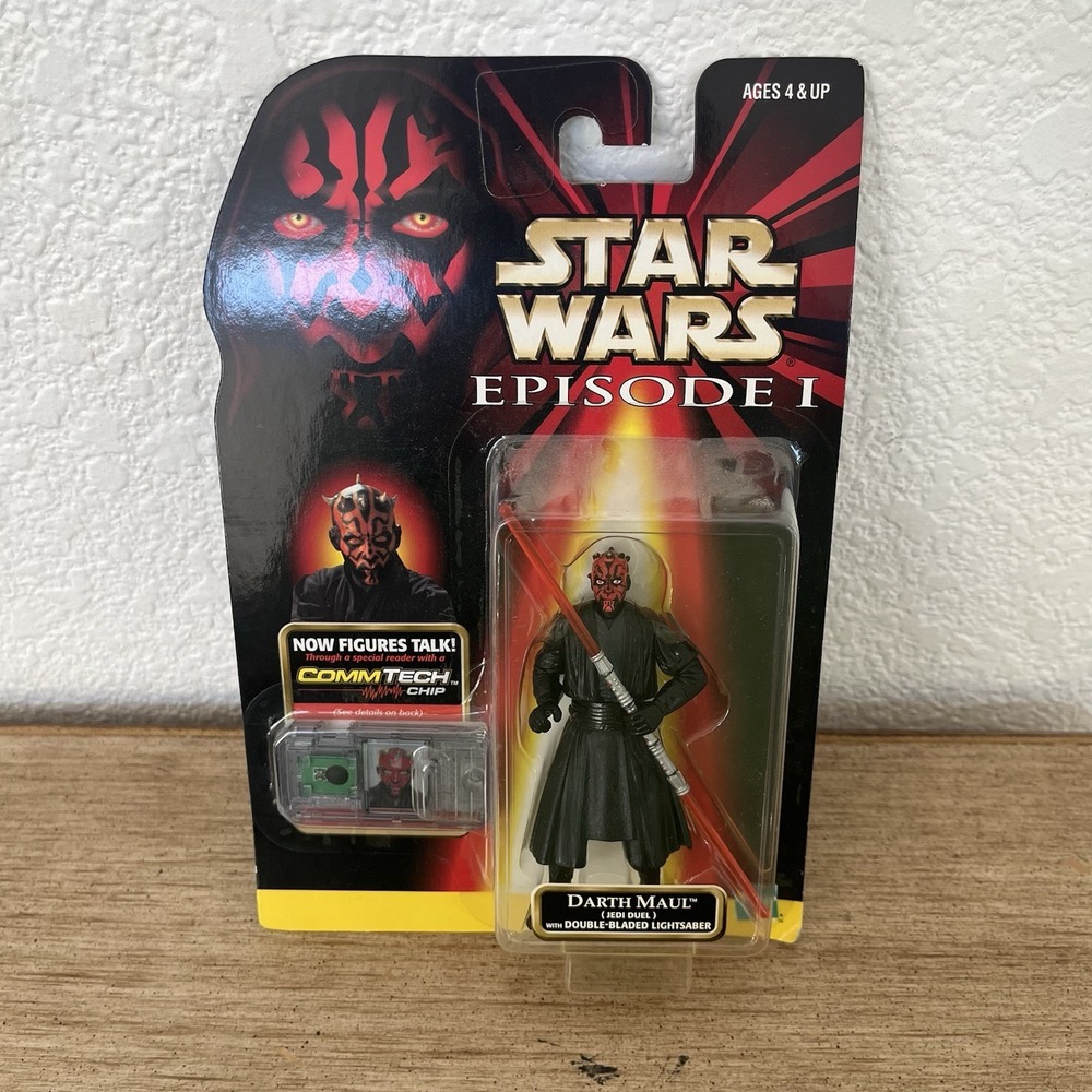 Star Wars Darth Maul Jedi Duel Episode I Action Figure 1998 New In Box Vintage